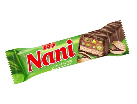 تصویر شکلات ناني پسته 40 گرم شيرين عسل 24 عددي