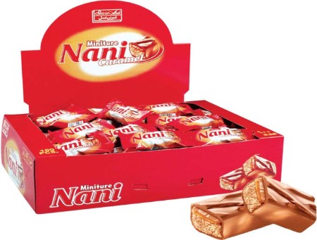 تصویر شکلات ناني ميني چر 8 گرم شيرين عسل 100 عددي