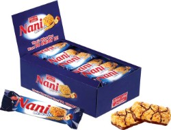 تصویر شکلات ناني غلات آبي  25 گرم شيرين عسل 24 عددي