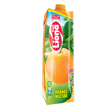 تصویر آبميوه پرتقال يک ليتري ليونا شيرين عسل 10 عددي