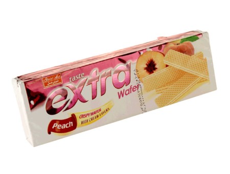 تصویر ويفر مانژ هلو 60 گرم شيرين عسل 52 عددي