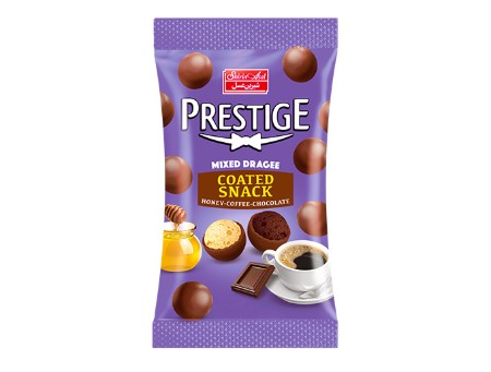 تصویر دراژه شکلاتي پرستيژ 50 گرم شيرين عسل 48 عددي