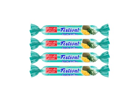 تصویر تافي آناناس مدادي 650گرم شيرين عسل 100 عددي