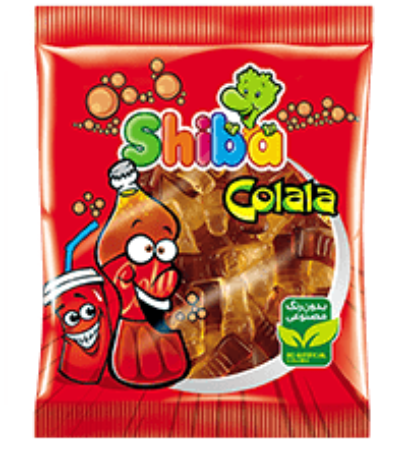 تصویر پاستيل کولا 90 گرم شيبا 36 عددي