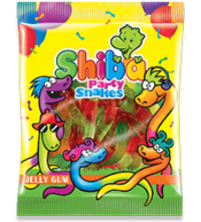 تصویر پاستيل مار 90 گرم شيبا 36 عددي