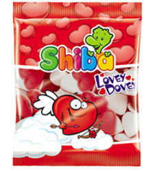 تصویر پاستيل قلب 90 گرم شيبا 36 عددي