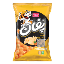 تصویر پفان   پنيري توپي 80گرم شيرين عسل 12 عددي