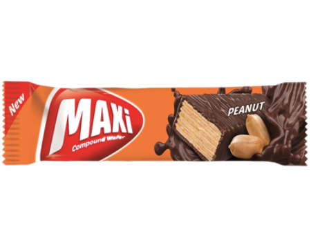 تصویر ويفر ماکسي بادام زميني30 گرم شيرين عسل 24 عددي