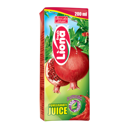 تصویر آبميوه انار ليونا 200 سي سي شيرين عسل 32 عددي