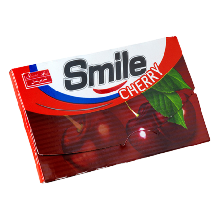 تصویر آدامس اسمايل گيلاس شيرين عسل 18 عددي