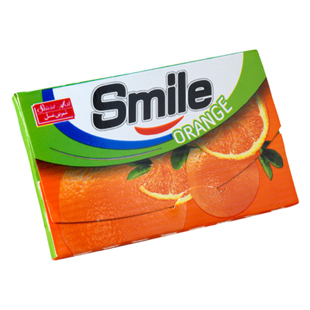 تصویر آدامس اسمايل پرتقال شيرين عسل 18 عددي