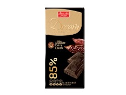 تصویر شکلات تابلت تلخ 85% 100 گرم شيرين عسل