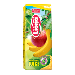 تصویر آبميوه سيب موز200 ليونا سي سي شيرين عسل 32 عددي