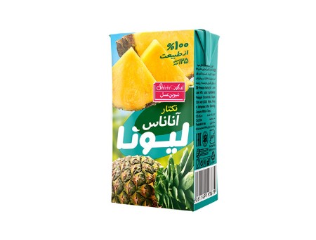 تصویر آبميوه آناناس ليونا 125 سي سي شيرين عسل 32 عددي