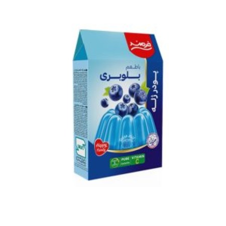 تصویر پودر ژله 100 گرم بلوبري فرمند 9عددي