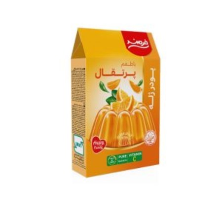 تصویر پودر ژله 100 گرم پرتقال فرمند9 عددي