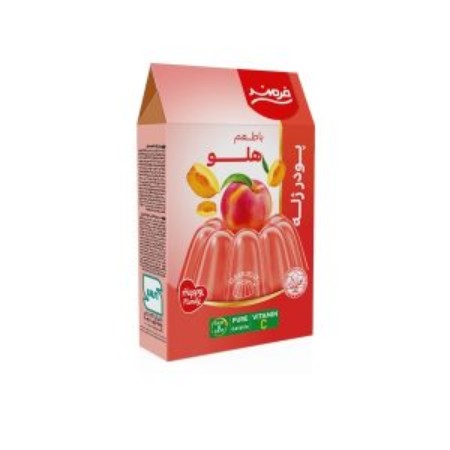 تصویر پودر ژله 100 گرم هلو فرمند 9  عددي