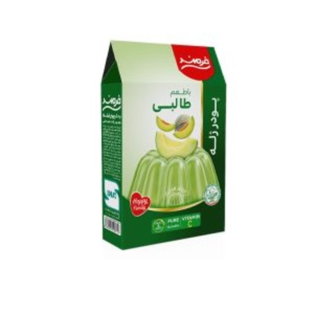 تصویر پودر ژله 100 گرم طالبي فرمند 9 عددي