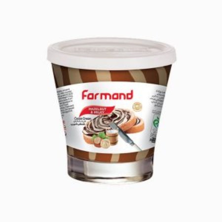 تصویر شکلات صبحانه  2رنگ 100 گرم فرمند 6عددي