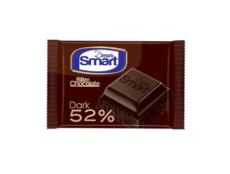 تصویر شکلات اسمارت تلخ 52% 50 گرم شيرين عسل 12 عددي