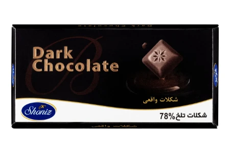 تصویر شکلات تابلت تلخ 85% 100 گرم شونيز